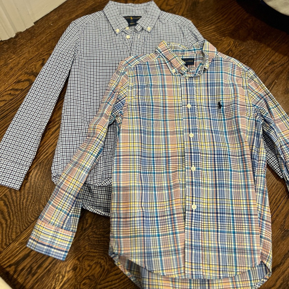 Polo 2 NWOT button down shirts.